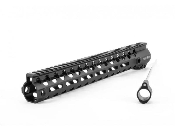 PTS Aluminum Centurion Arms CMR Rail 13.5 inch M-Lok for M4 AEG/ GBB/ PTW - Black