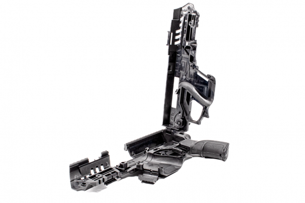 Recover Tactical P-IX Modular AR Platform for Pistols - For Umarex / VFC Glock Airsoft GBB (Black / Without Buff Stock)