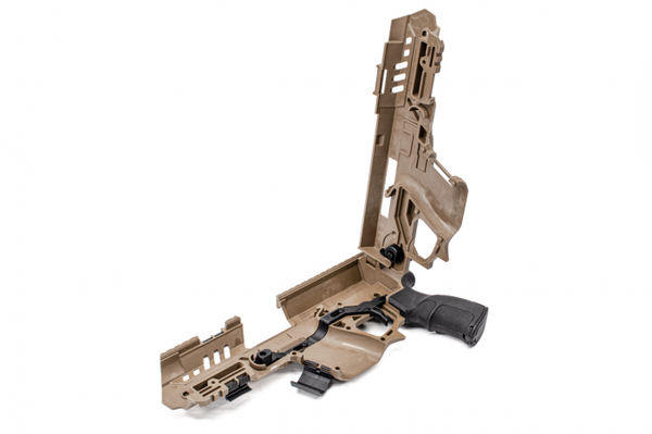 Recover Tactical P-IX Modular AR Platform for Pistols - For Umarex / VFC Glock Airsoft GBB (Tan / Without Buff Stock)