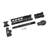 SLR Airsoftworks 4.7” Light M-LOK EXT Extended Handguard Rail Full Kit for GHK AKM GBBR Series (Black) (by DYTAC)