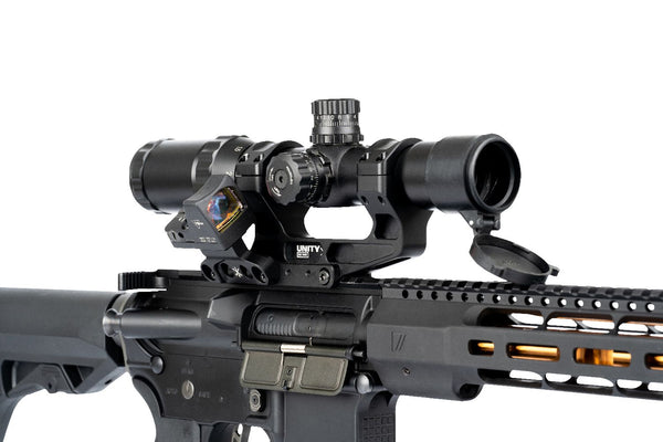 PTS Unity Tactical FAST LPVO Optics Mount Set (Black)