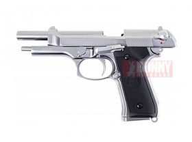 WE M92 Full Metal GBB Pistol with marking (Silver)