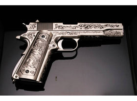 WE - M1911 Classic Floral Pattern GBB Airsoft Pistol