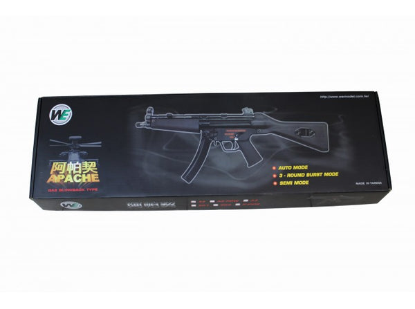 WE Apache NP5 A2 Full Metal GBB ( BK )