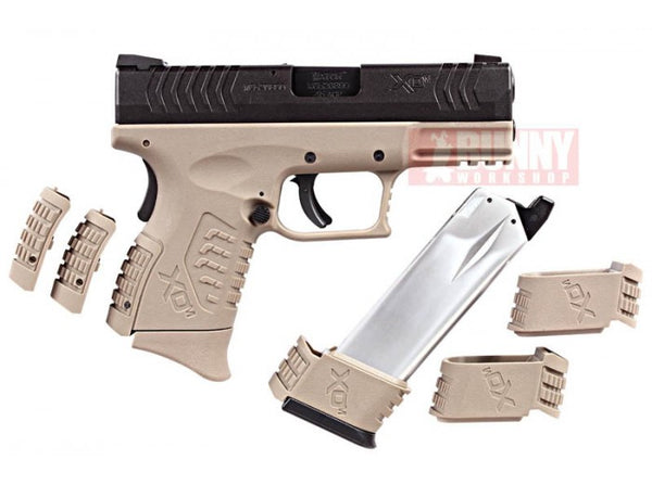 WE XDM-45ACP Compact 3.8 GBB Pistol w/ Grip Cover&Backstrap (DE)